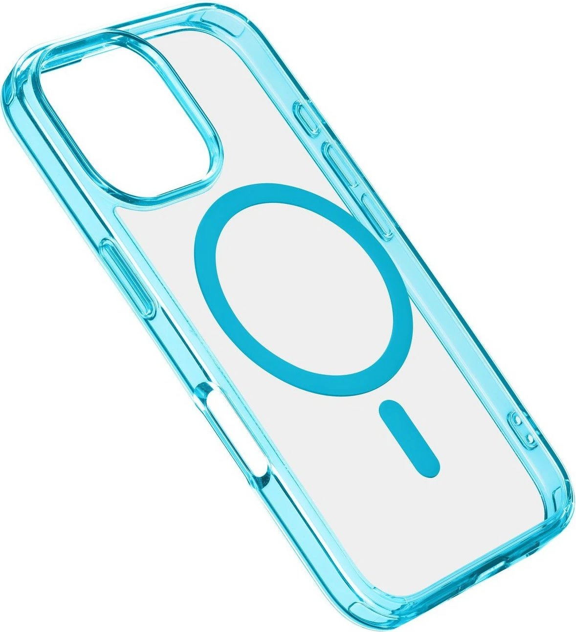Mbështjellës Cellular Line ICONIC MAG për iPhone 16 Pro, MagSafe, 6.3", blu