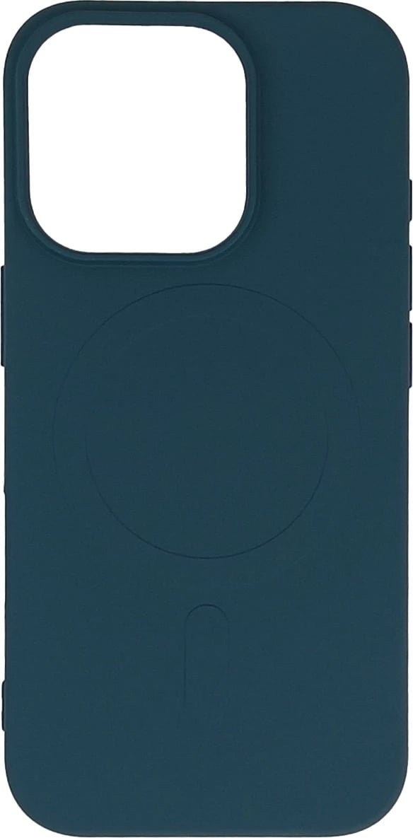 Mbështjellës Hurtel Liquid Silicone Case MagSafe për iPhone 16 Pro Max, blu e errët