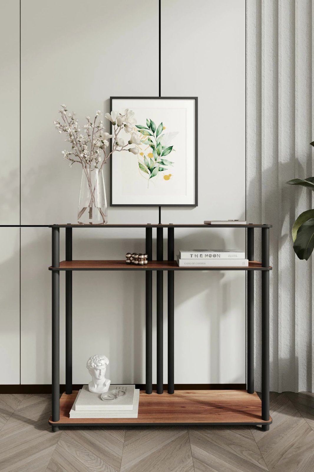 Komodë dekorative, ngjyrë arre, Skye Decor, Garcia