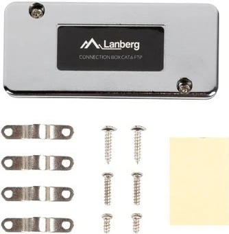 Lidhës rrjeti Lanberg PLC-6SL1-S, Cat.6, FTP, i mbrojtur, argjend