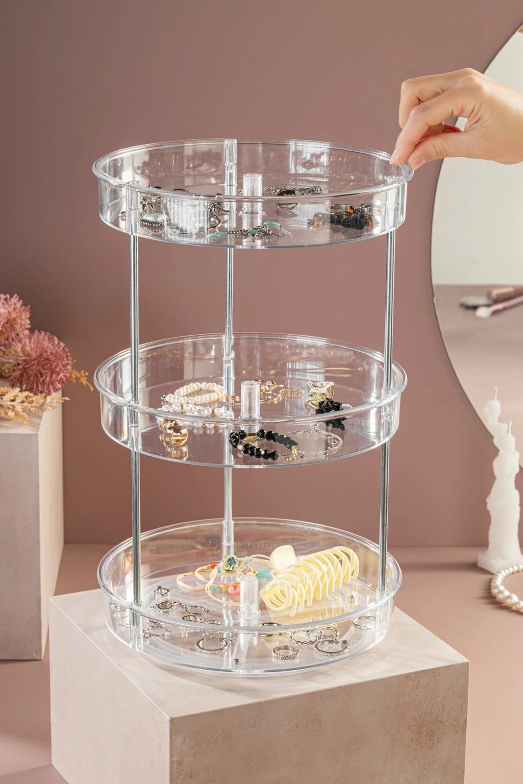 Organizues për make-up, transparent, CPLAS3