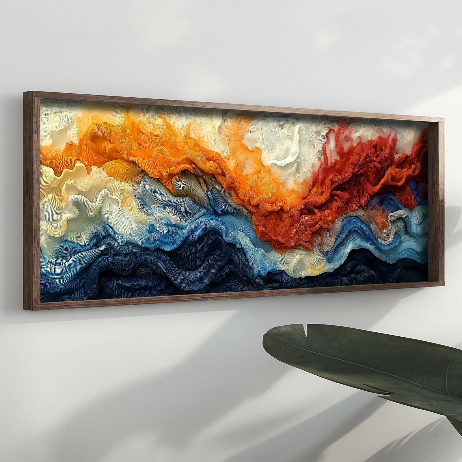 Pikturë dekorative me kornizë MDF, Wallity, EMR052, shumëngjyrëshe