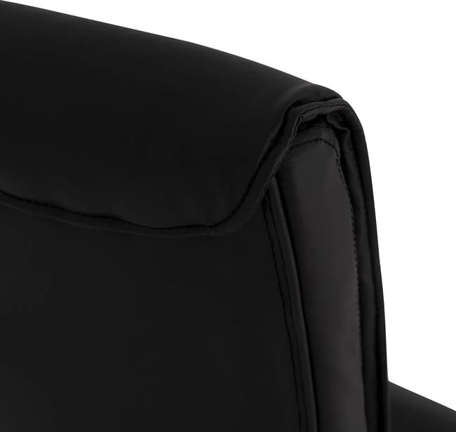 Karrige konferencash JACOB FH1045.11, ngjyrë e zezë PU, bazë e kromuar, 57x66,5x102 cm, set prej 2 copash