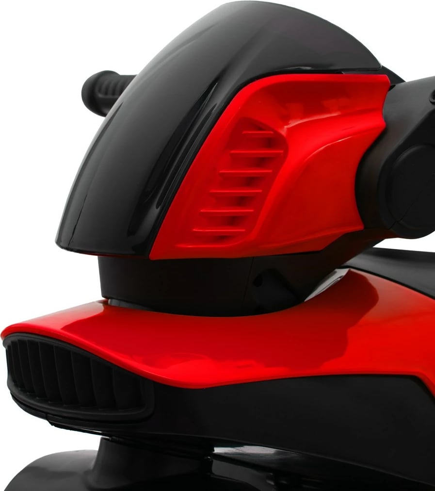 motoçikletë elektrike për fëmijë, BABY MIX, POLICE, 2x6V/24W, bateri 6V/7Ah, shpejtësi 2-4 km/h, e kuqe