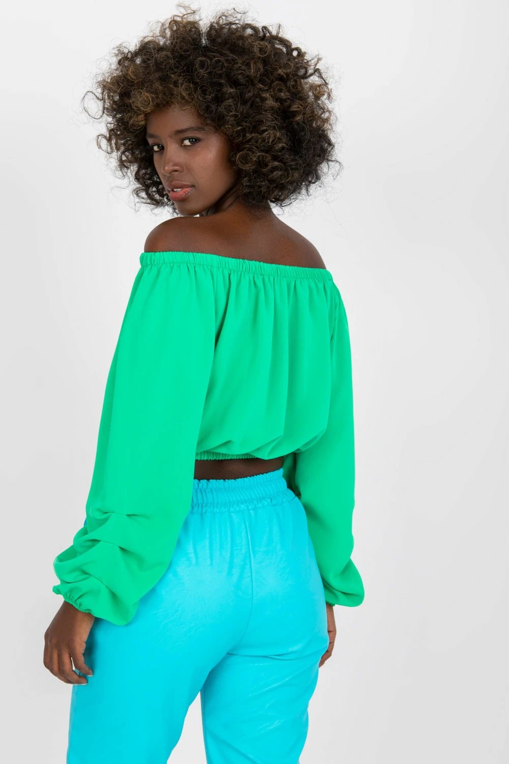 Bluzë Italy Moda 164637, e gjelbër