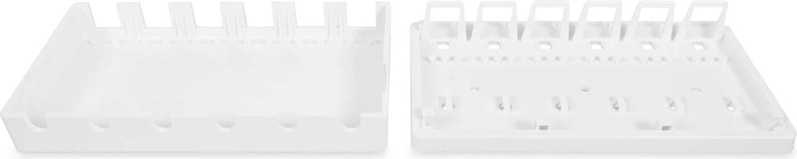 Kutijë konsolidimi Digitus për 6 Keystone, plastikë, e bardhë