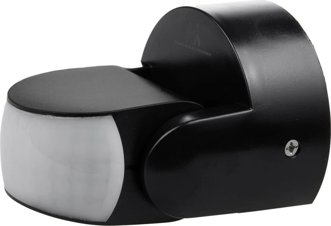 Sensor lëvizjeje PIR, Maclean, MCE468B, IP65 12 m 220-240V 600/1200W, e zezë