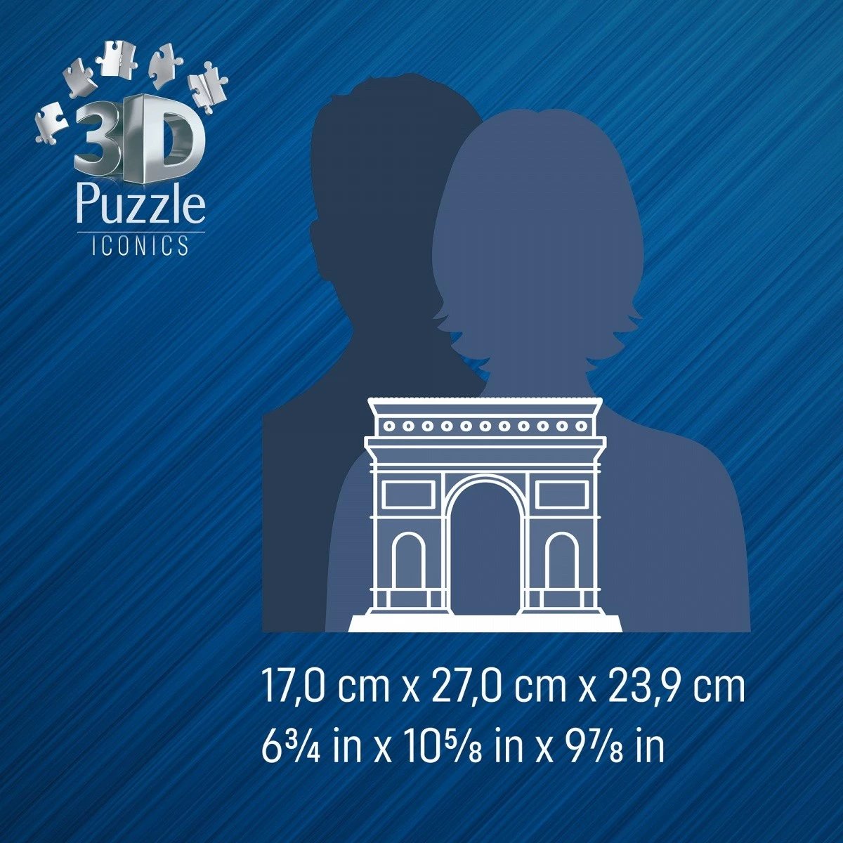 Puzzle 3D Ravensburger Triumphal Arch, 255 pjesë, plastikë