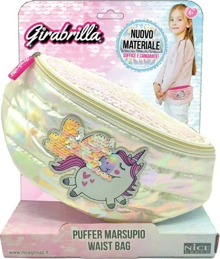 Çantë beli Nice Girabrilla 19070, për vajza, e bardhë dekorative