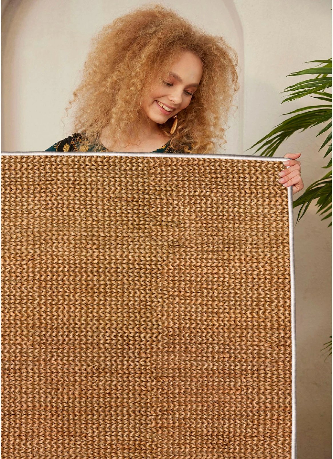 Qilim (50x80) Conceptum Hypnose, Woosonıl058, ngjyrë deveje