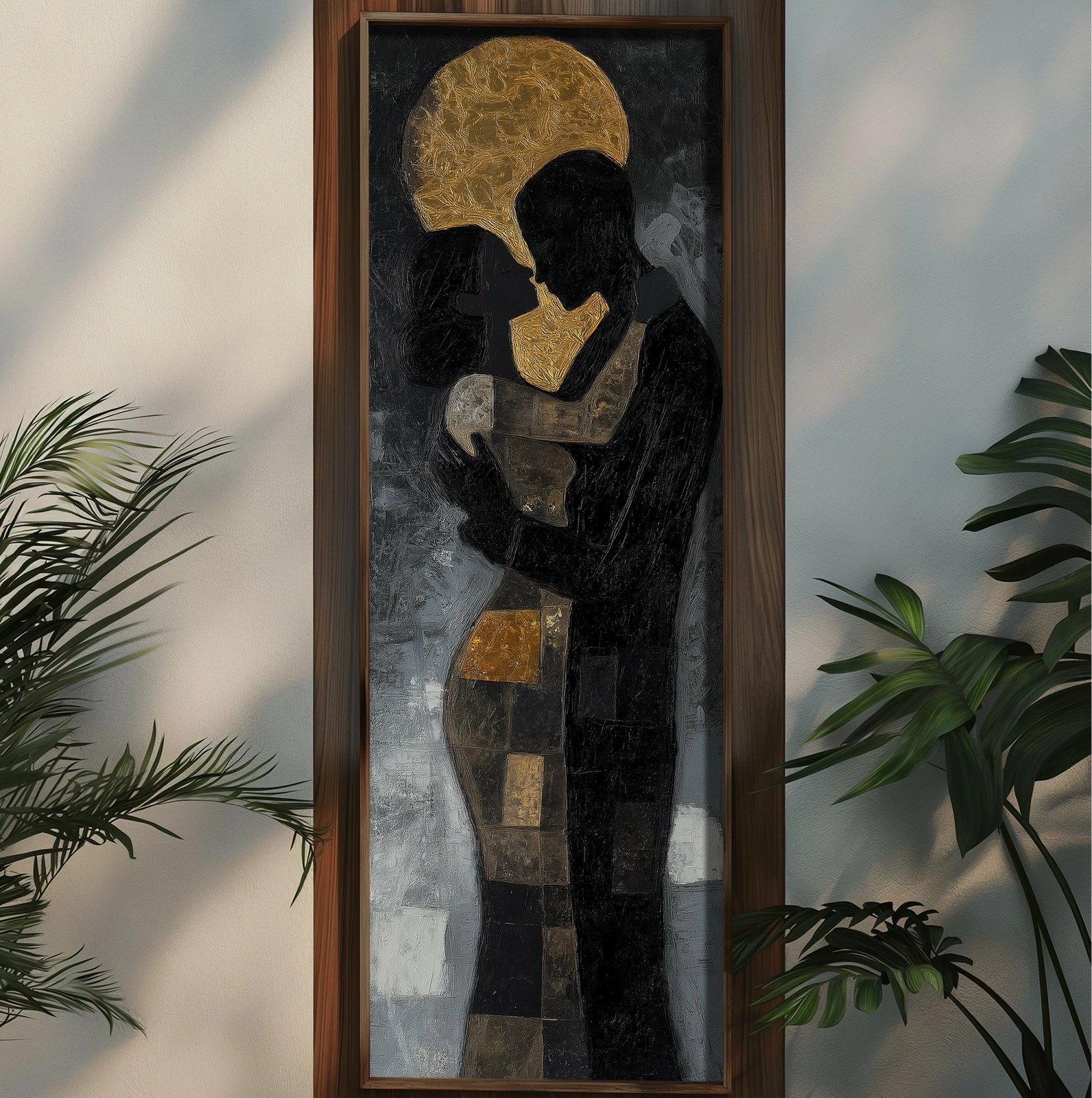 Pikturë dekorative me kornizë, MDF, Wallity, EMR102, shumëngjyrëshe, 40x120x3.5cm