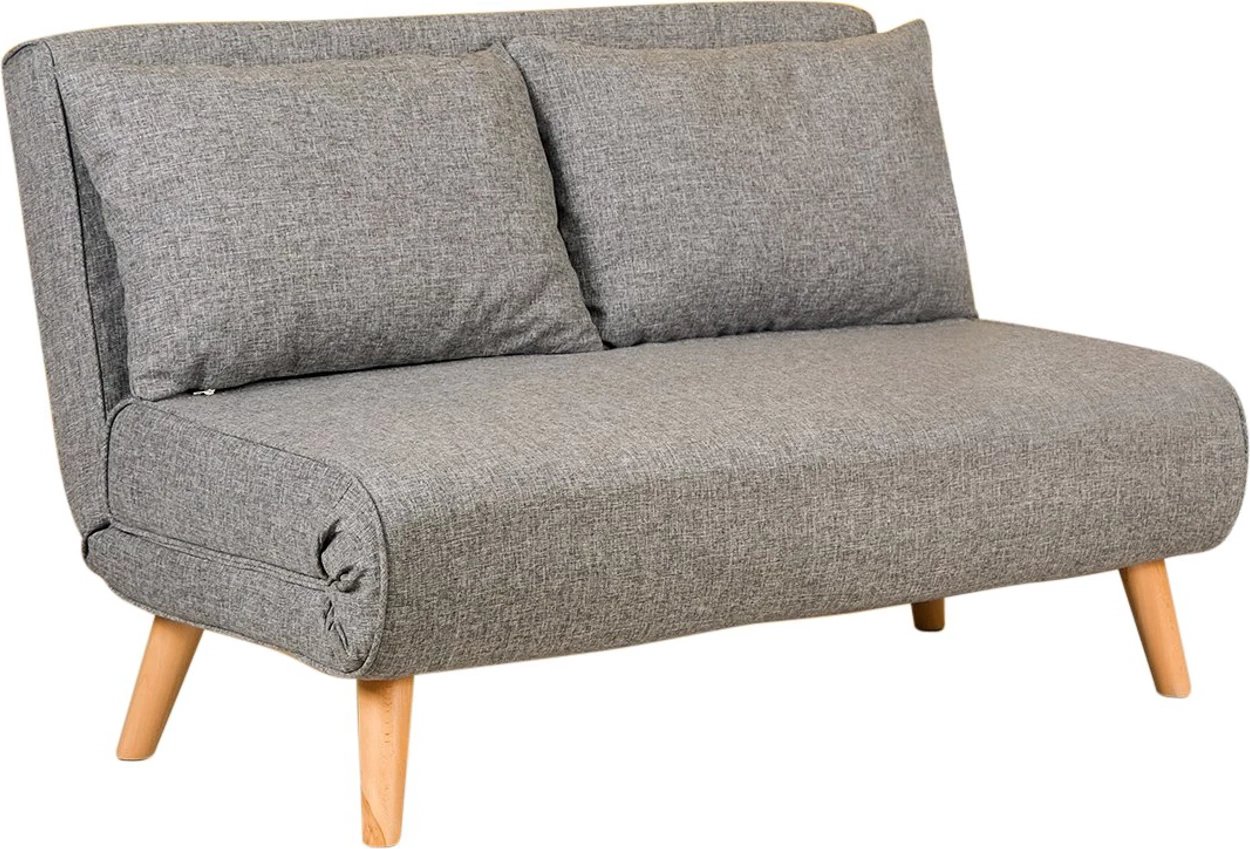 Divan-krevat dy ulëshe, ngjyrë gri e çelët, Folde, Atelier del Sofa