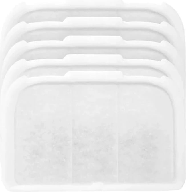 Filtra zëvendësues për fontanë Petkit Eversweet Max, 5 copë, të bardhë