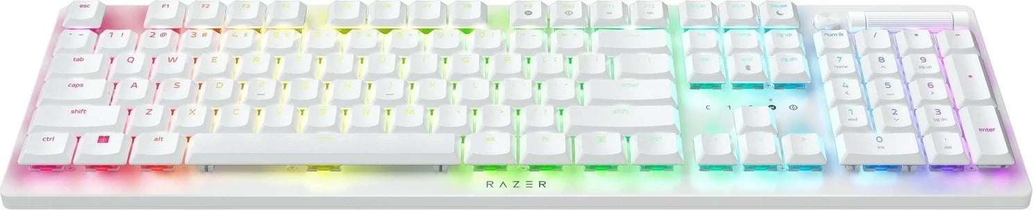 Tastierë Razer DeathStalker V2 Pro, Purple Switch, White, US