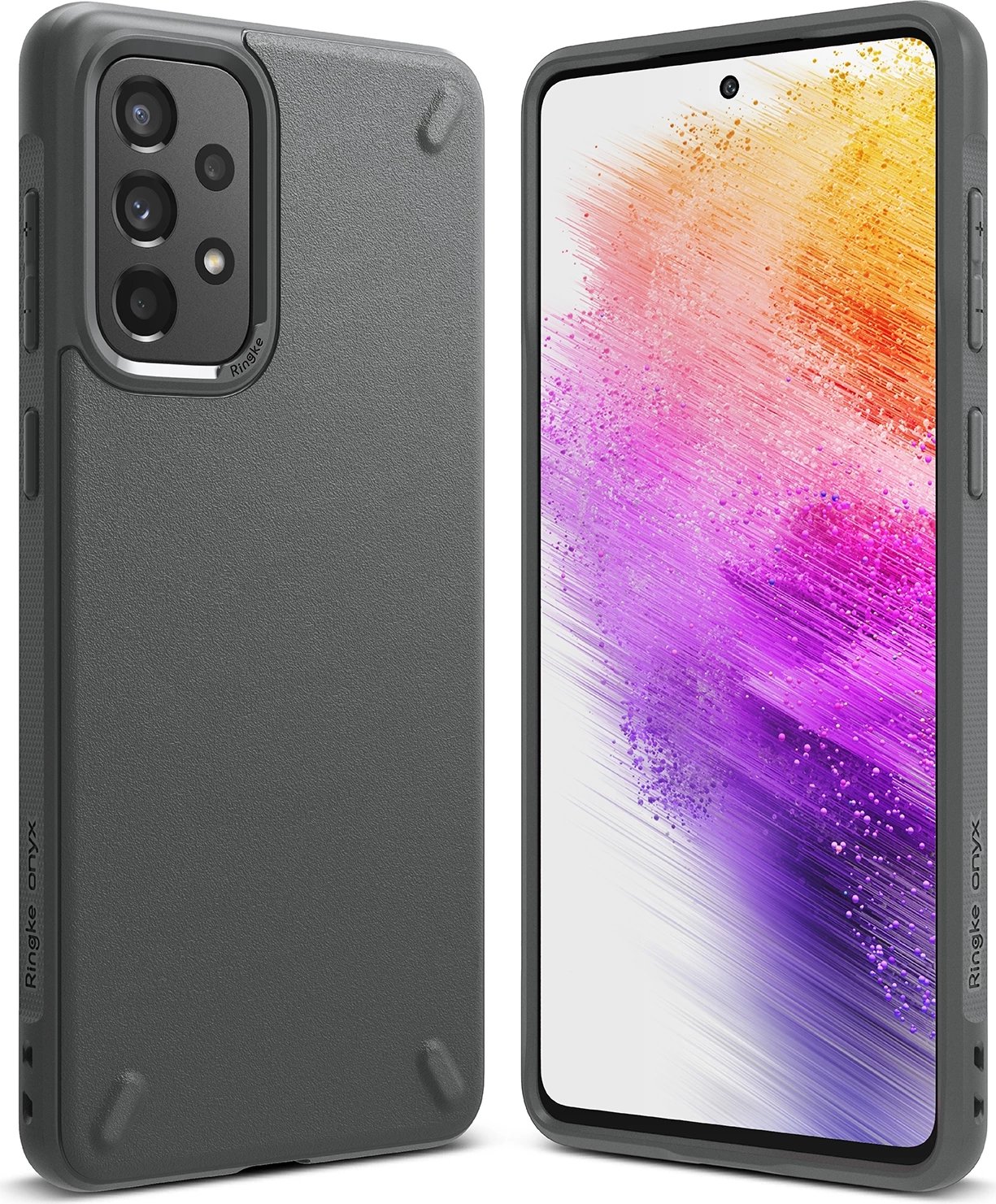 Mbështjellës Ringke Onyx për Samsung Galaxy A73, TPU, Gri