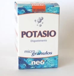 Suplement ushqimor NEO Microgranulos Potasio, 50 kapsula