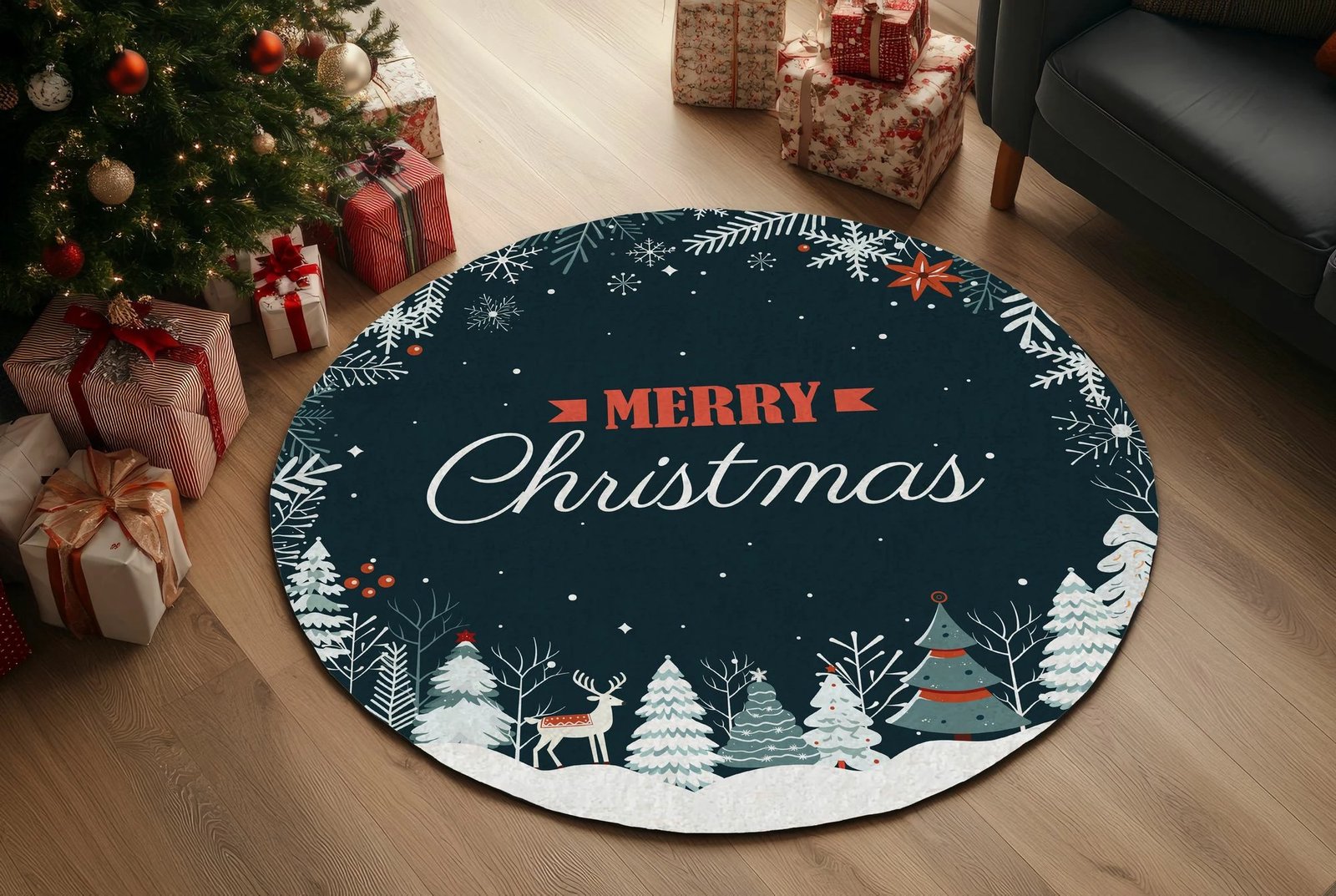 Qilim Krishtlindjesh, shumëngjyrësh, 100x100cm, Conceptum Hypnose, Crp-Yrlk26-6