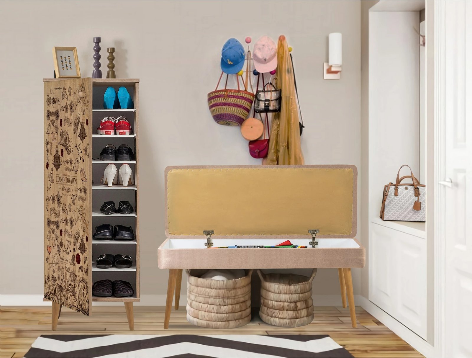 Set mobiljesh për korridor, Sonomo & Stone, Skye Decor, Filinta - 731 - 0900