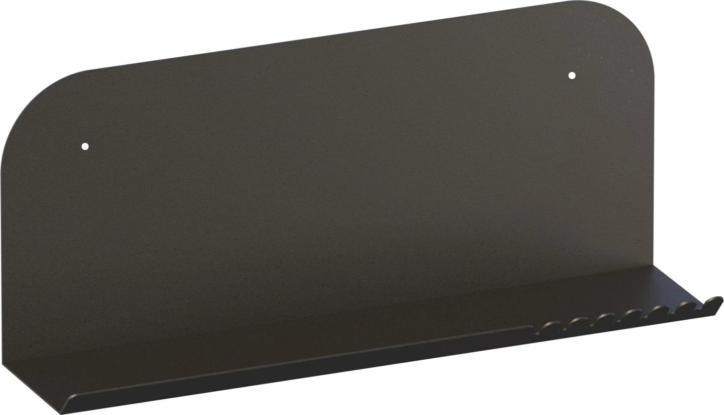 Raft muri metalik, ngjyrë e zezë, Hanah Home, Long Pouch