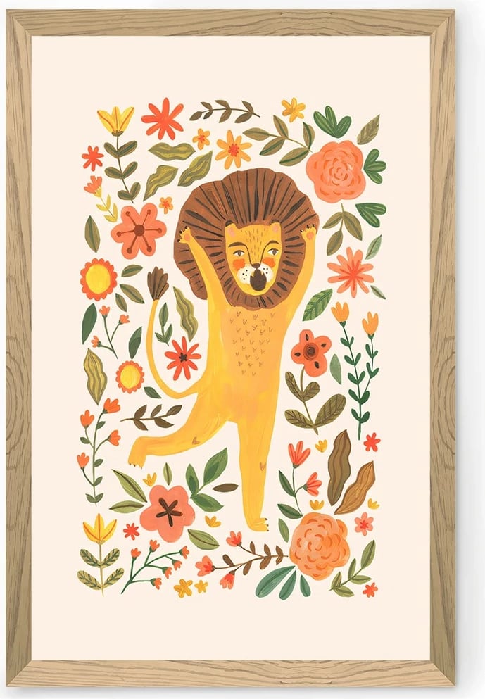 Pikturë dekorative Wallity, Tekhammdf55, shumëngjyrëshe, 33x48cm