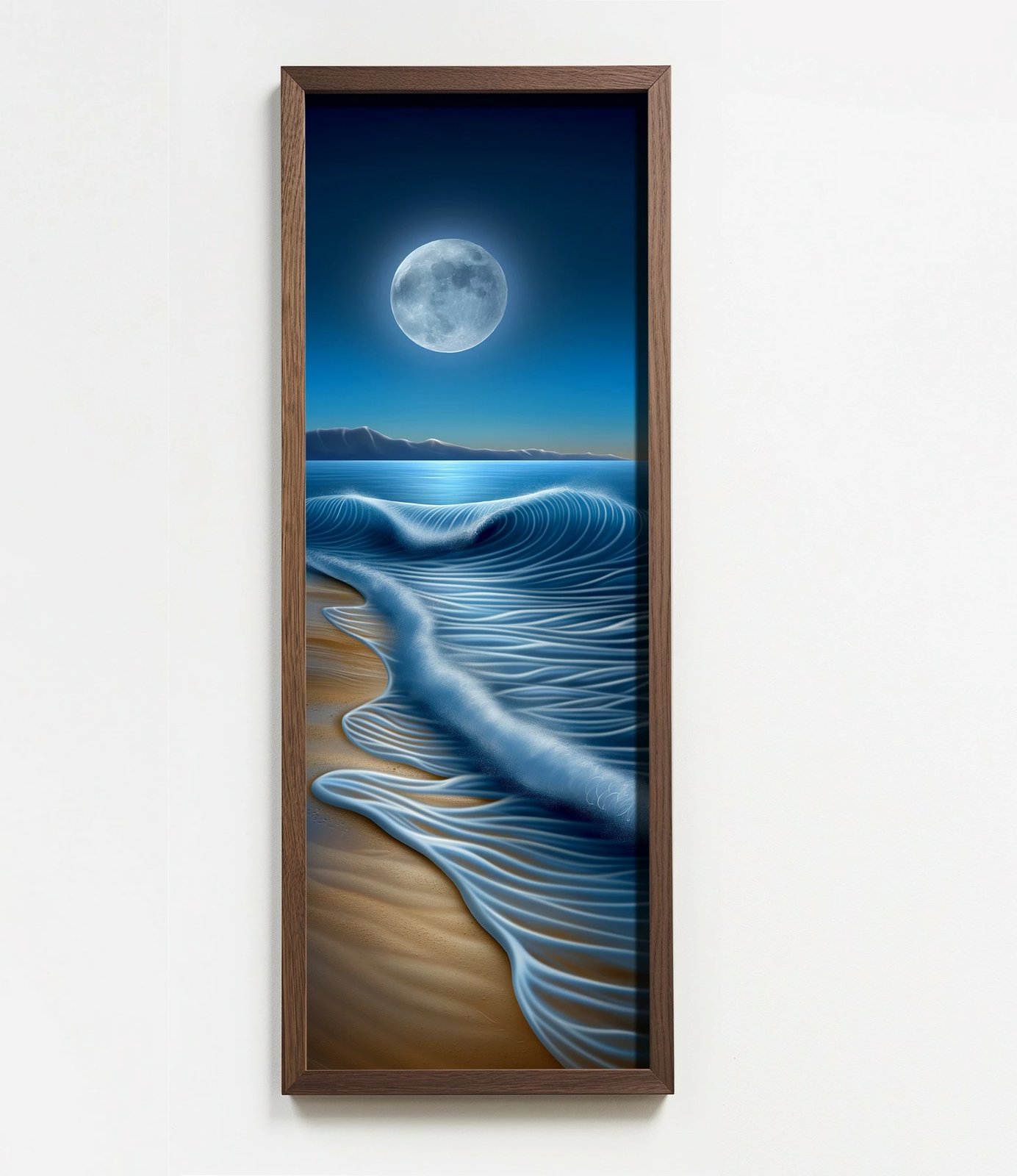 Pikturë dekorative me kornizë MDF, shumëngjyrëshe, Wallity LONG014-S/120-40, 40x120cm