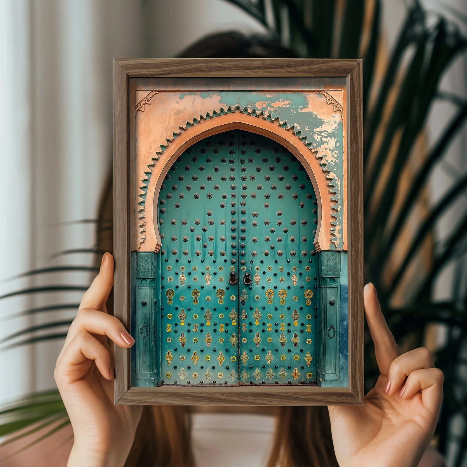 Pikturë dekorative me kornizë MDF, shumëngjyrëshe, GE125-L