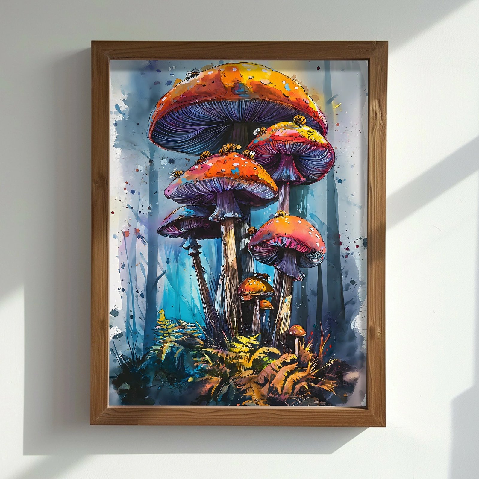 Pikturë dekorative me kornizë MDF, shumëngjyrëshe, Wallity AI185, 35x47x3.5cm