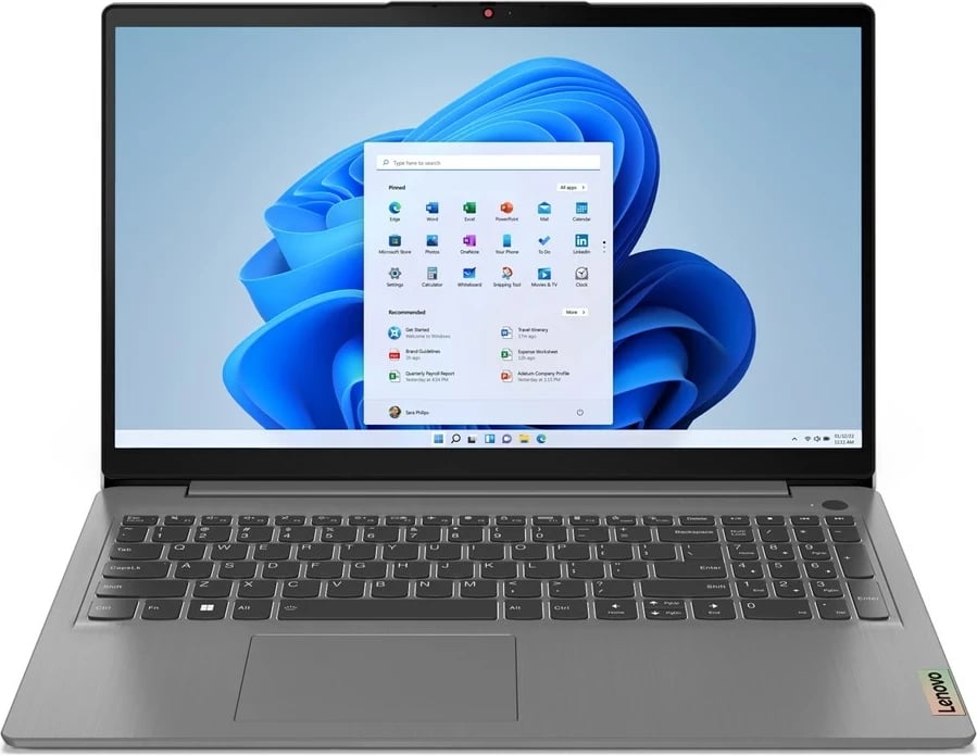 Laptop Lenovo IdeaPad 3 15IAU7, 15.6", Intel Core i3-1215U, 8 GB RAM, 256 GB SSD, Gri