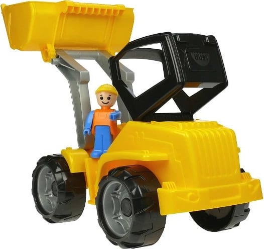 Lodër ngarkuese, Lena, 04402, 37 cm, plastikë elastike, me figurë, verdhë/zezë