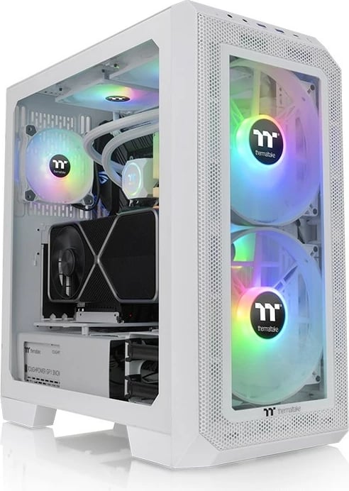 Kasë Thermaltake View 300 MX ARGB*3 Tempered Glass, Midi Tower, E bardhë