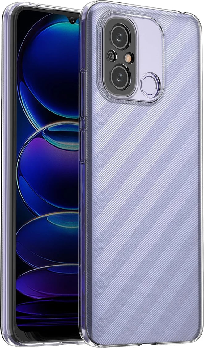 Mbështjellës Hurtel Ultra Clear 0.5mm për Xiaomi Redmi 11A / Poco C55 / Redmi 12C, Transparent