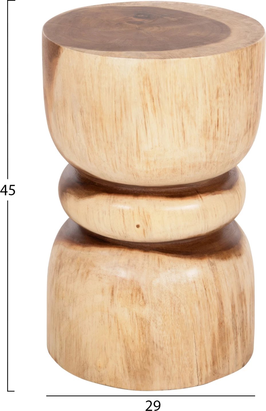Karrige për bar BELLO FH9900 dru Suar ngjyrë natyrale Φ29x45H cm