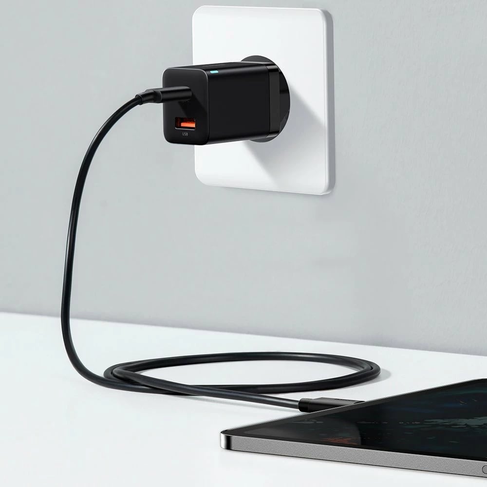 Karikues muri Baseus Super Si Pro CCSUPP-E01, 30W, 2 porta USB/USB-C, i zi Karikues muri Baseus Super Si Pro CCSUPP-E01, 30W, 2 porta USB/USB-C, i zi