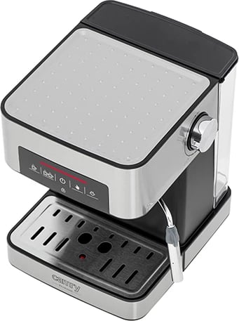 makinë kafeje me presion, Camry, CR 4410, 15 bar, depozitë 1.6 L, 850-1000W, panel me prekje, argjendtë