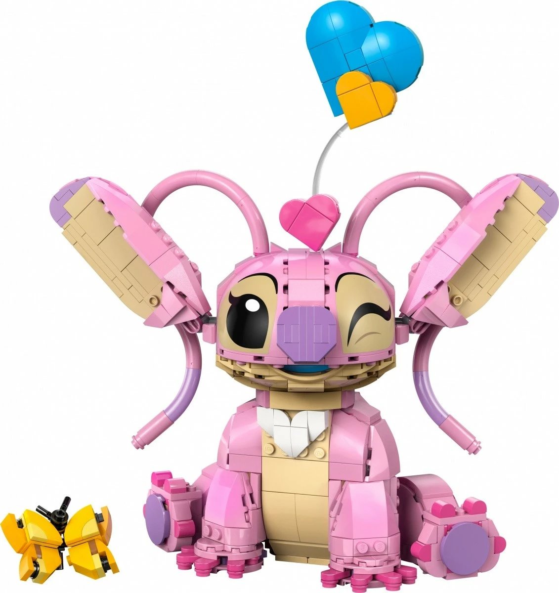 Set LEGO Disney Angel 43257, 784 pjesë, 25 cm, rozë