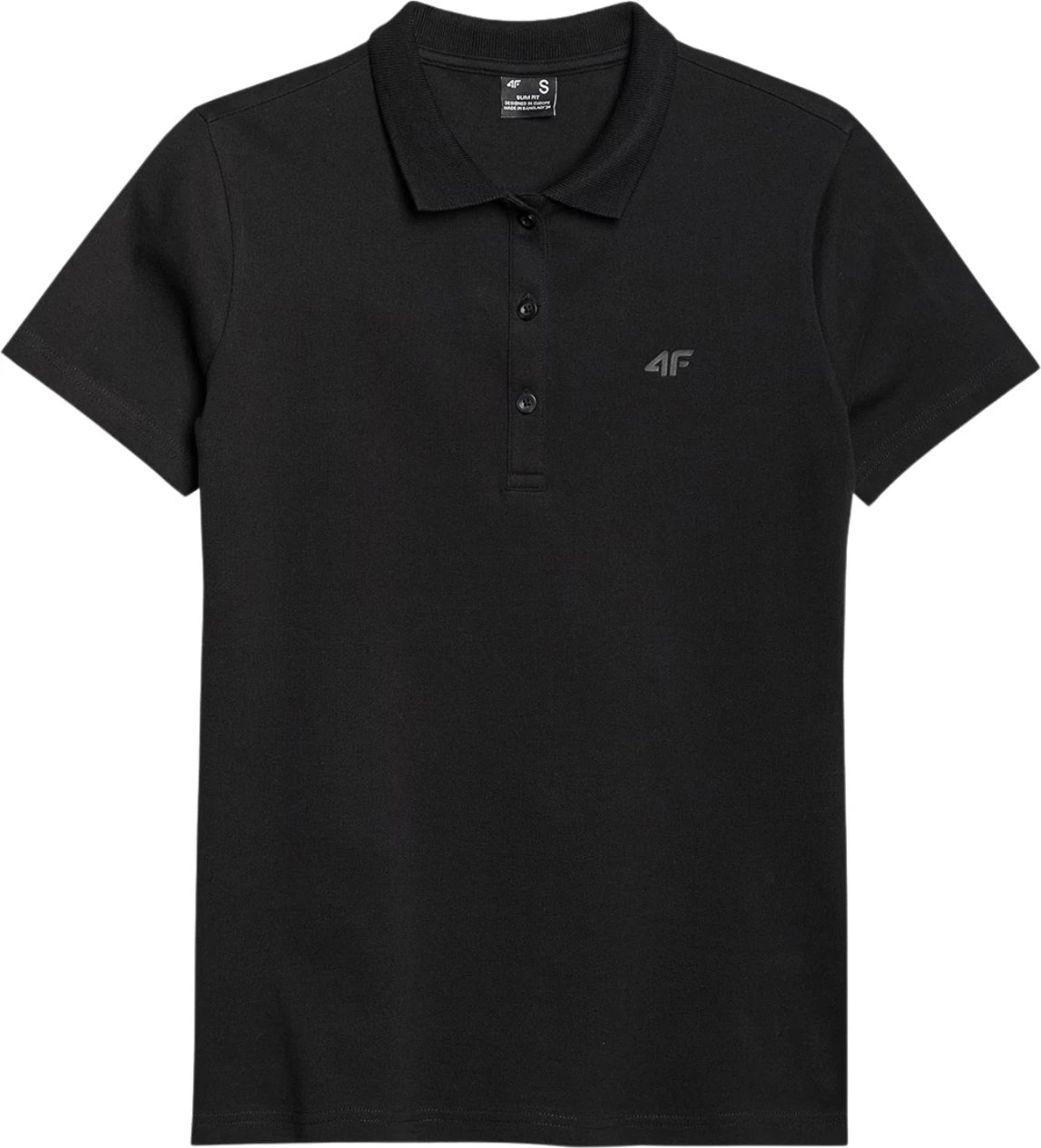 Maicë polo për femra 4F, e zezë