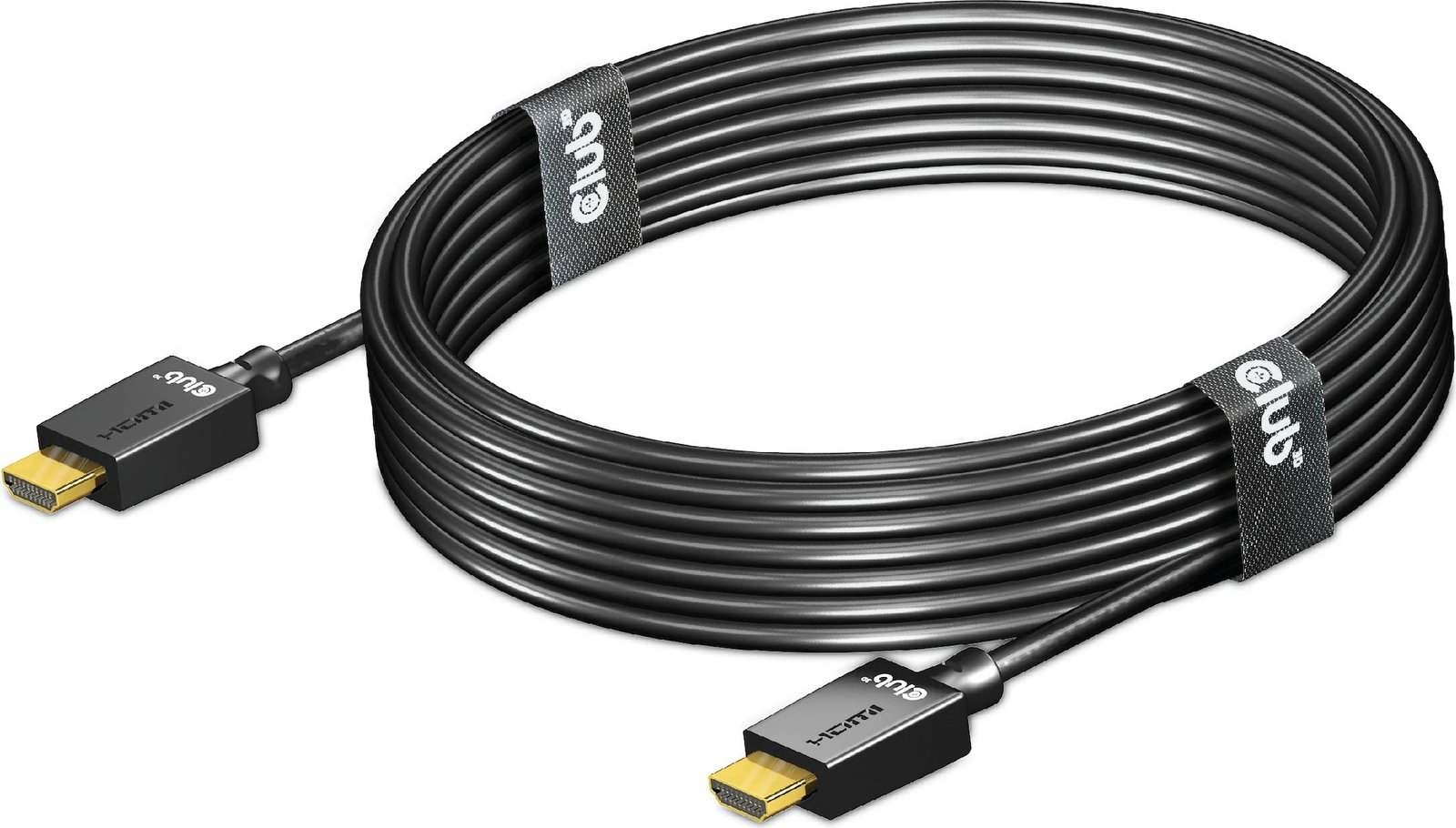 Kabllo HDMI Club3D Ultra High Speed 2.1, 4m, e zezë