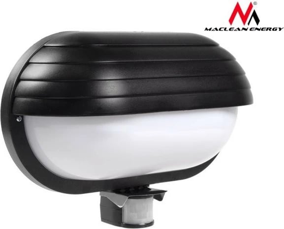 Llambë muri Maclean MCE33 me sensor lëvizjeje, 60W, E27, e zezë
