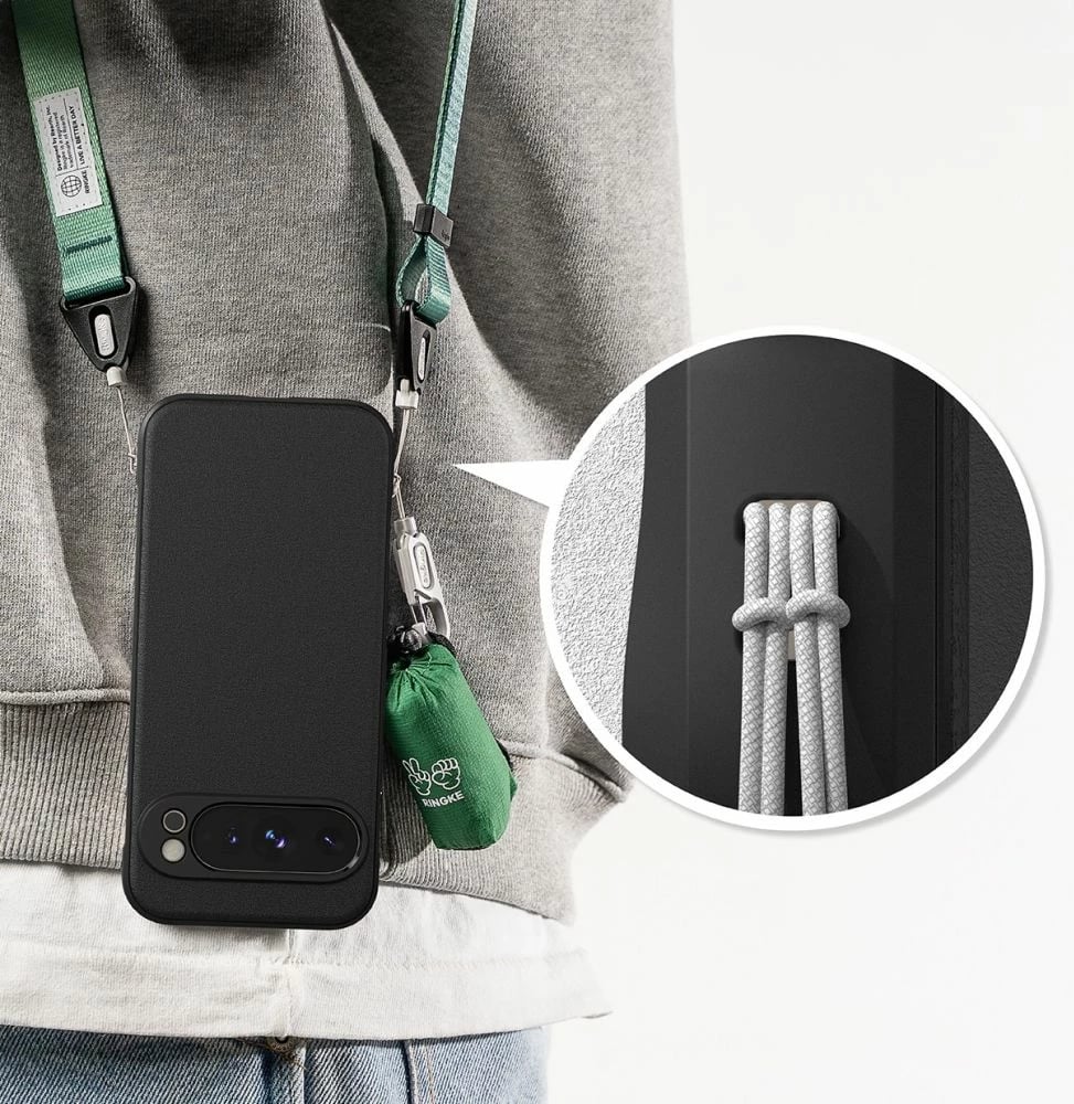 Mbështjellës Ringke Onyx për Google Pixel 9 Pro XL, i zi