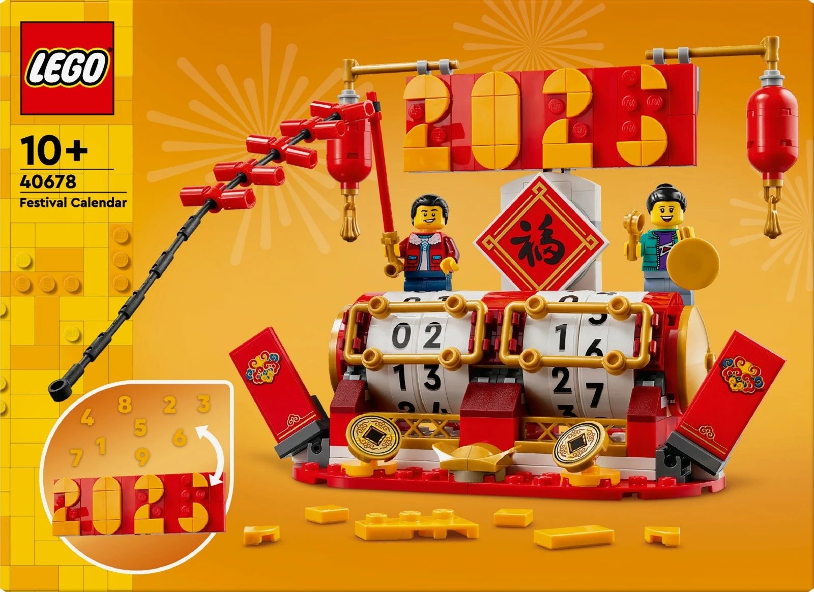 Set LEGO Festival Calendar 40678, 345 pjesë, plastikë