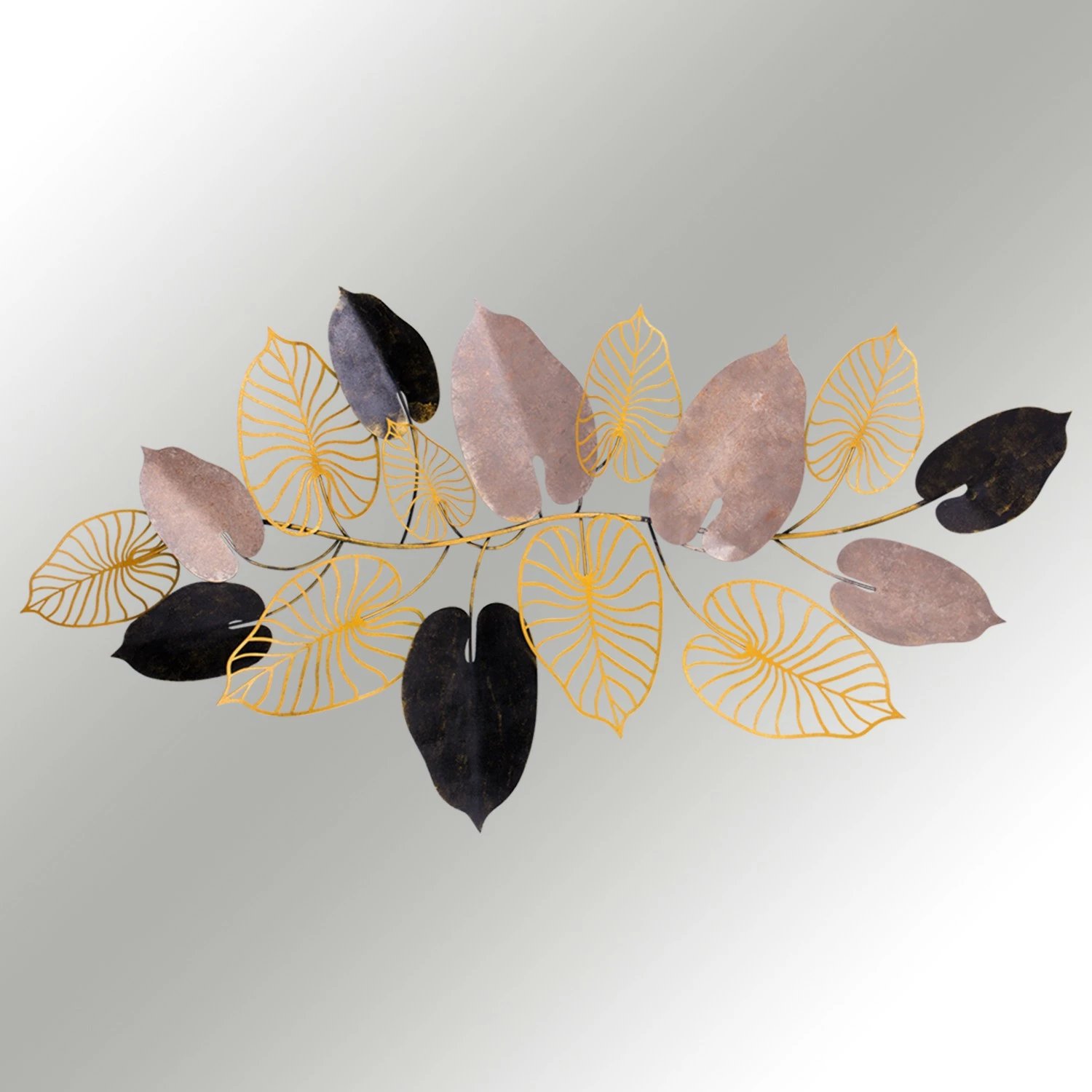 Aksesor dekorativ metalik për mur Wallity, Furize, shumëngjyrësh