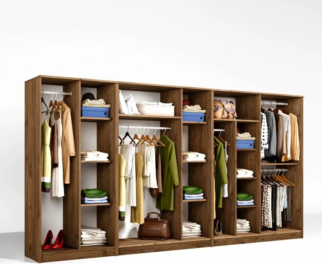 Dollap rrobash Skye Decor, ngjyrë Atlantic Pine, Kardelen 1600-124