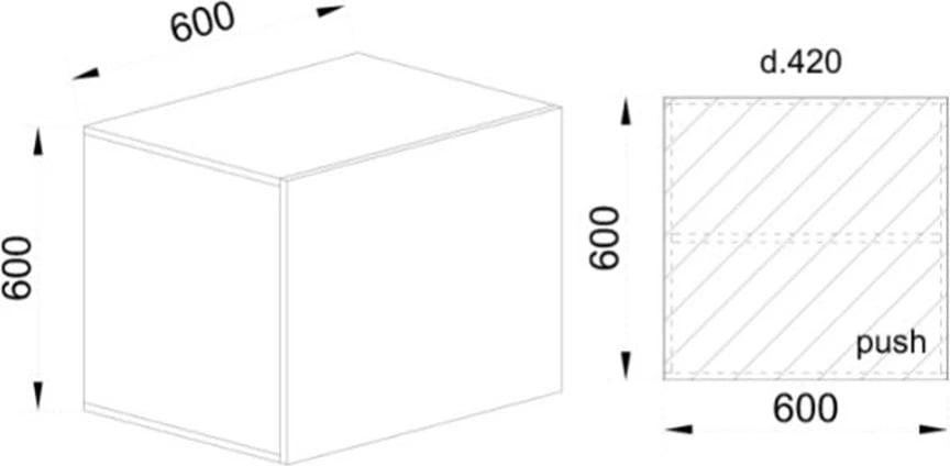 Set elementesh muri Lovis, ngjyrë sonoma, 240x42x200
