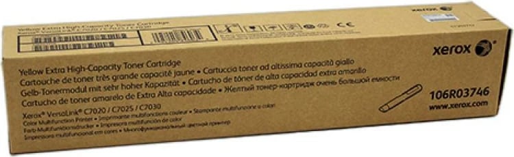 Toner, Xerox, 106R03746, kapacitet i lartë, për VersaLink C7020/C7025/C7030, e verdhë