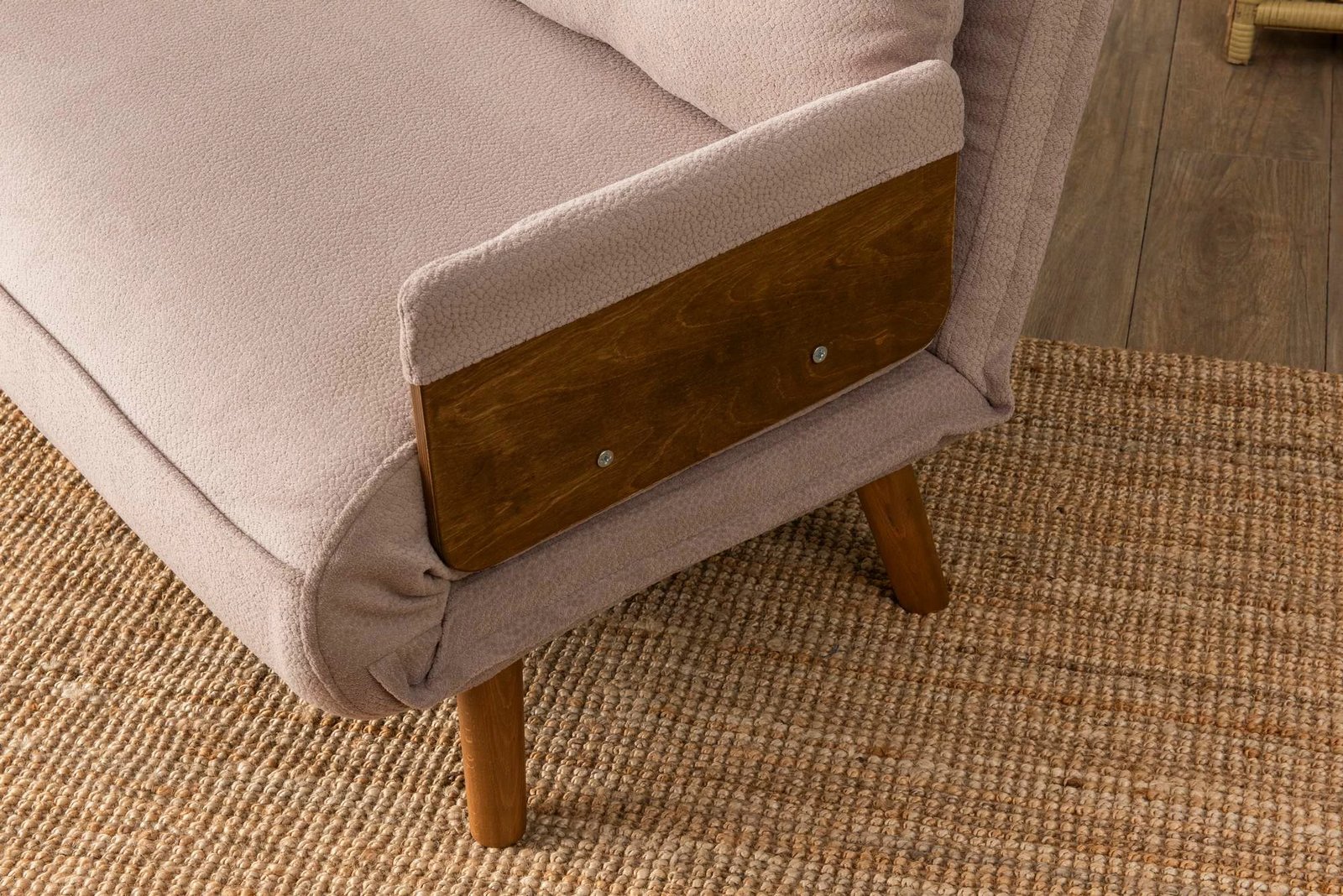 Divan-krevat dy ulëshe, Cosmo, ngjyrë mink, Atelier del Sofa Divan-krevat dy ulëshe, Cosmo, ngjyrë mink, Atelier del Sofa