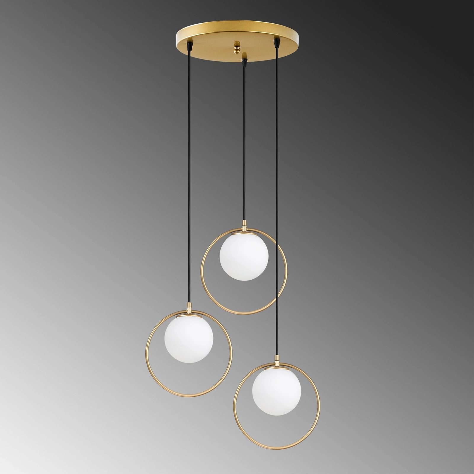 Llambë tavani Opviq Dolunay, ngjyrë ari, 47x47x115 cm