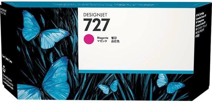 Kartush bojë, HP, 727, 300 ml, DesignJet, magenta