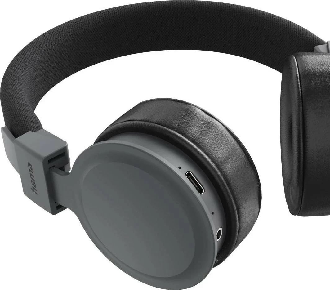 Kufje Hama Freedom Lit III, pa tela, Bluetooth, të zeza