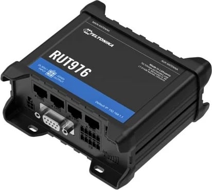 Router Teltonika RUT976Redcap, 5G, 4 porte Gigabit, 2 SIM, i zi