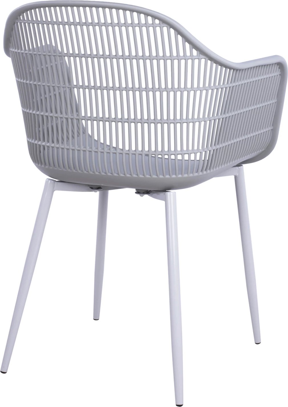 Karrige me krahë Hadi polipropileni gri 61x57x85cm FH8511.10, set prej 4 copë